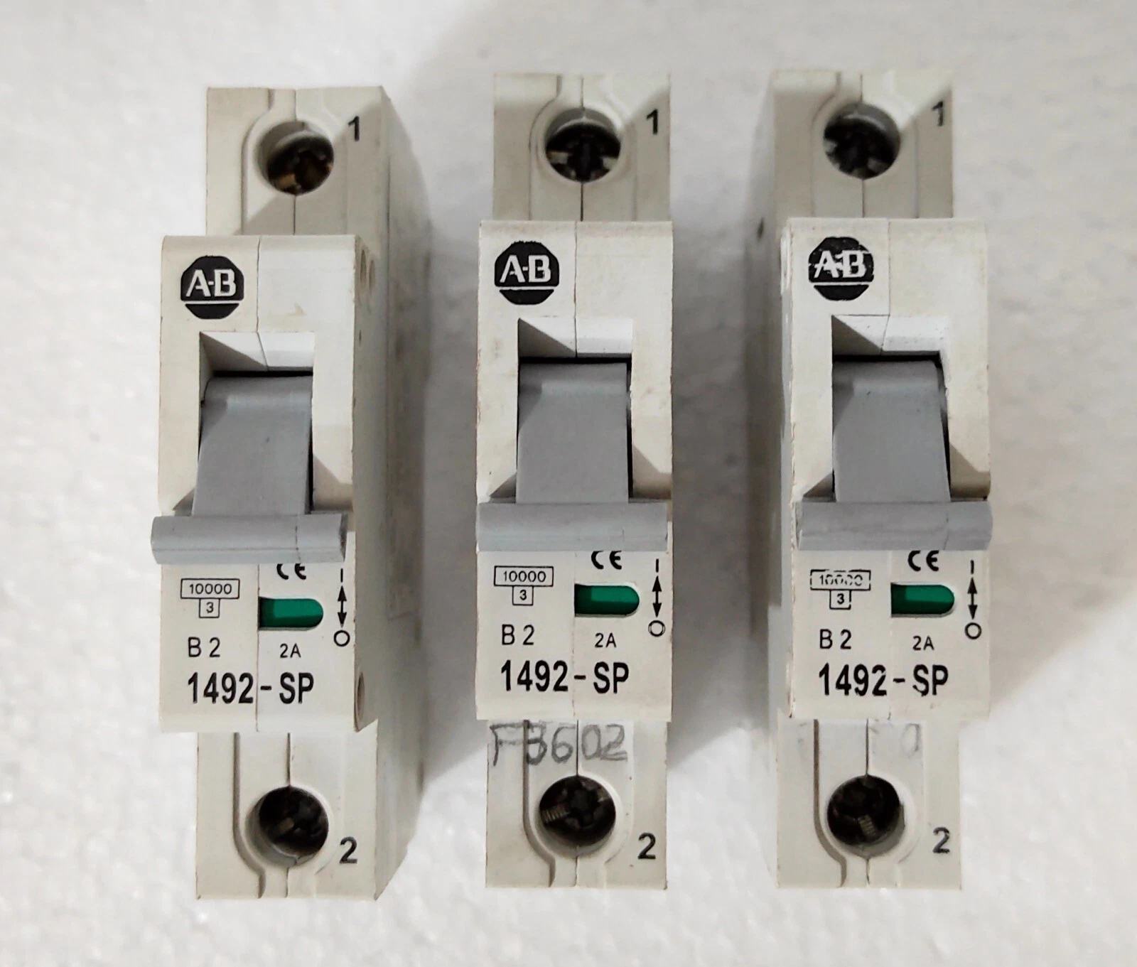 ALLEN BRADELY 1492-SP1B020 SER. C MCB LOT OF 03 PCS